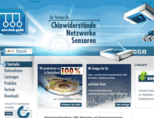 Tablet Screenshot of microtech-teltow.de